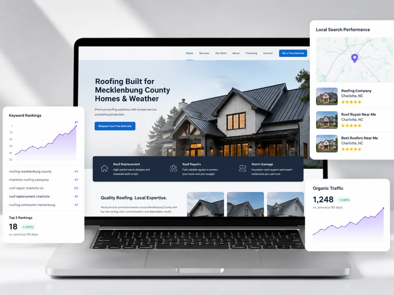 Piedmont Roofing project screenshot