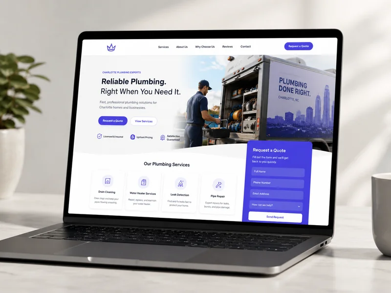 Queen City Plumbing project screenshot