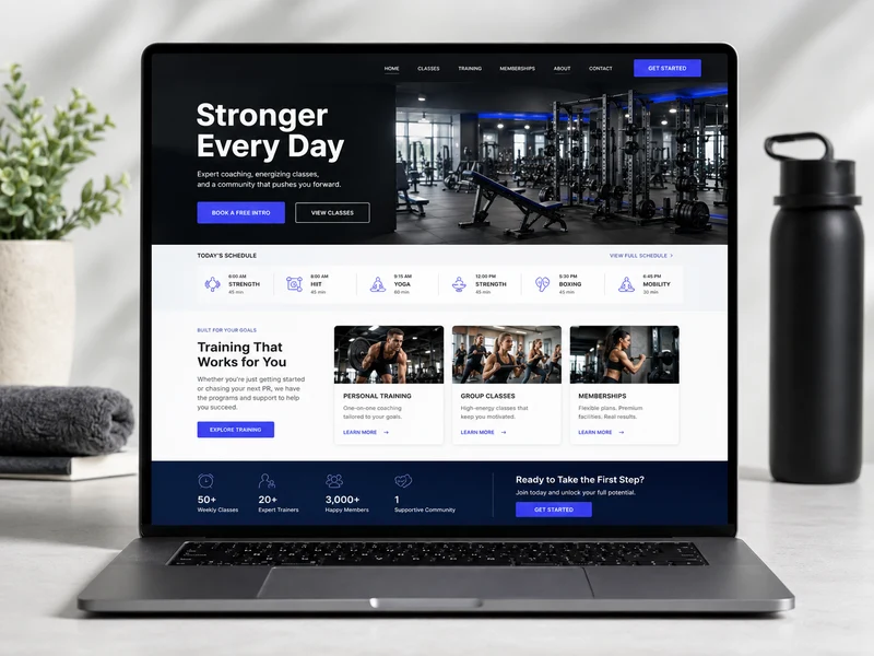 Ballantyne Fitness project screenshot
